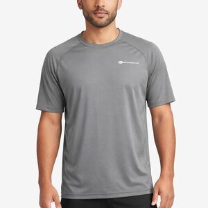 O’RAGEOUS Mens Gray Performance Athletic Short Sleeve Shirt XL